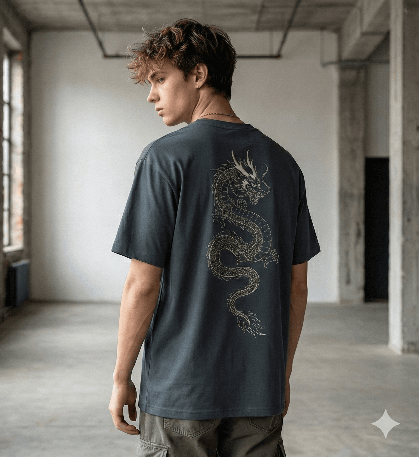 Eastern Dragon Heavyweight Tee — view 4