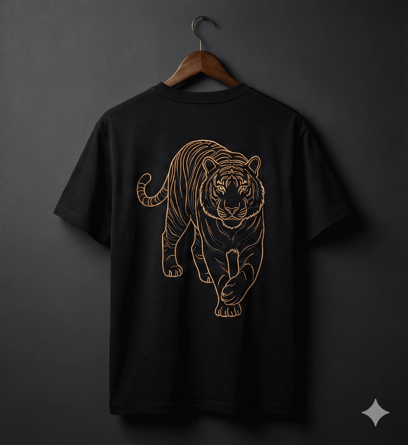 Tiger Embroidery Tee — view 2
