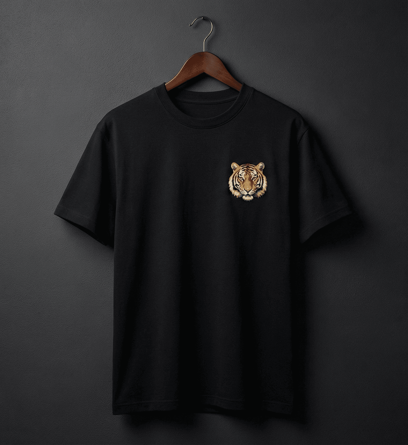 Tiger Embroidery Tee — view 1