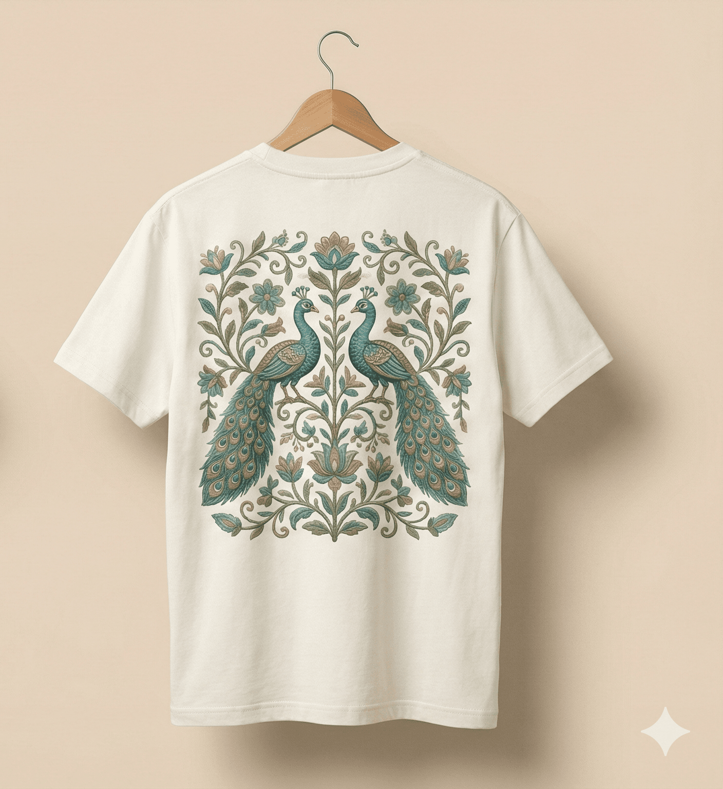 Wild Peacock Botanical Tee — view 2