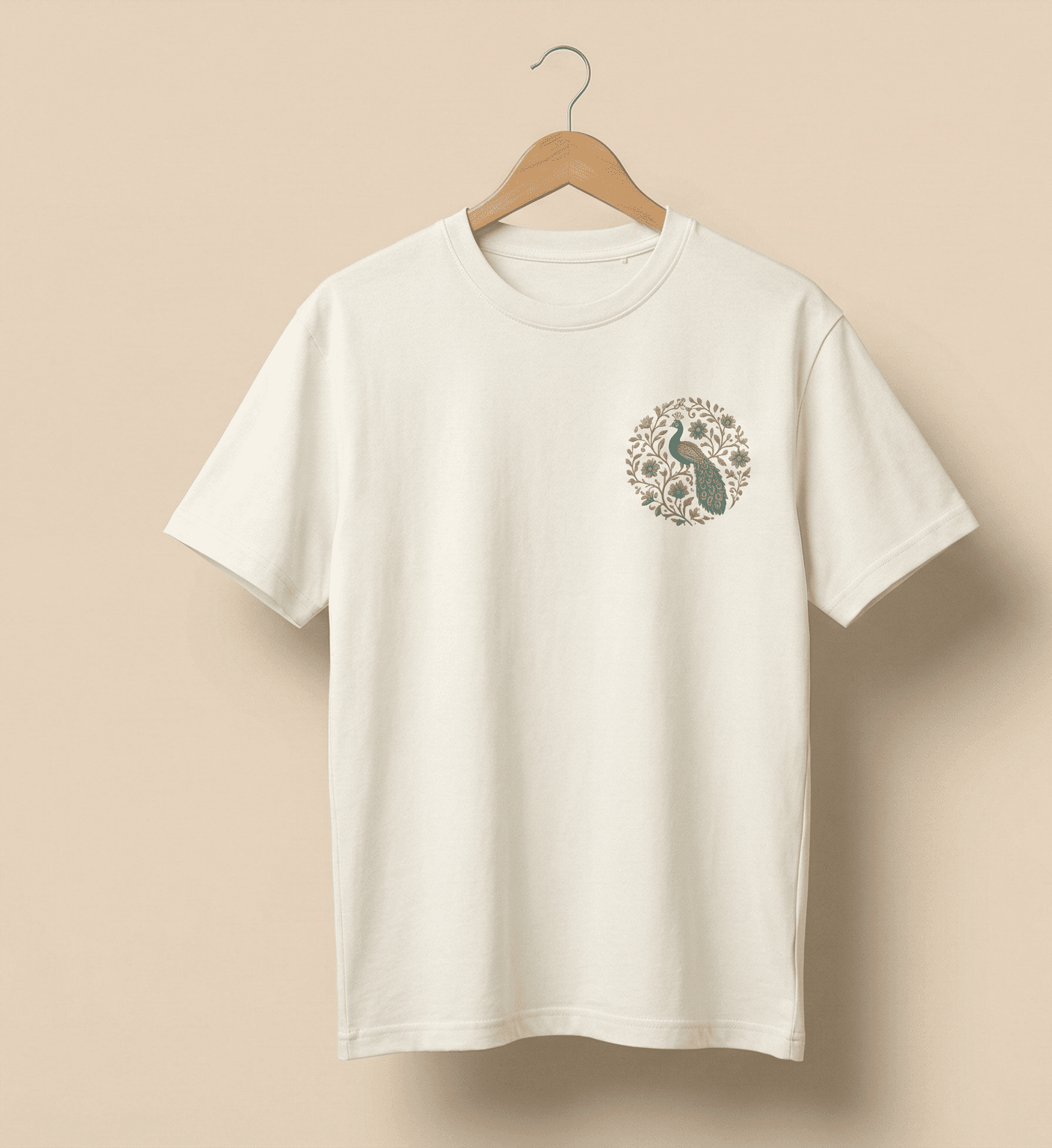 Wild Peacock Botanical Tee — view 1