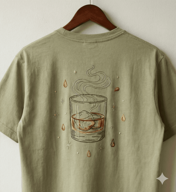 Martini Smoke Glass Tee — view 2