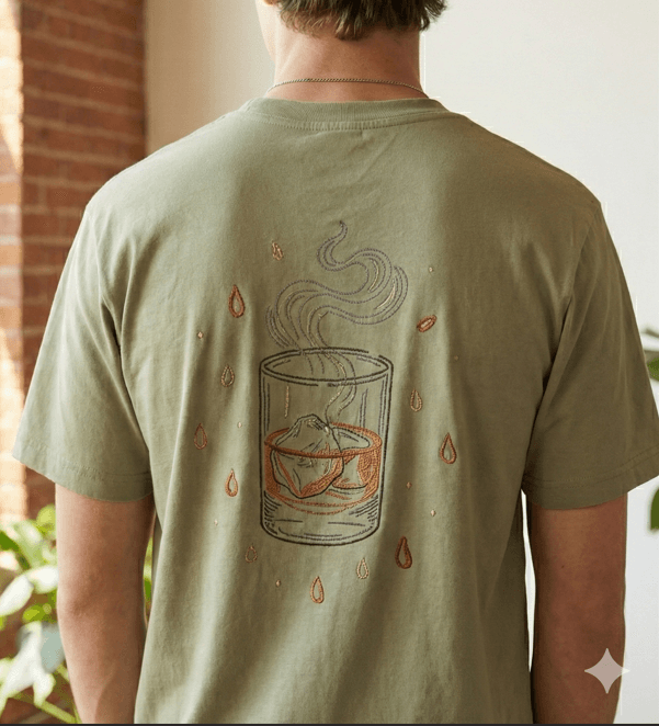 Martini Smoke Glass Tee — view 4